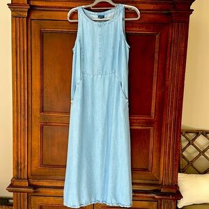 J. Jill denim brand chambray maxi dress
